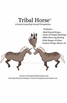 Tribal Horse Breed Sheet