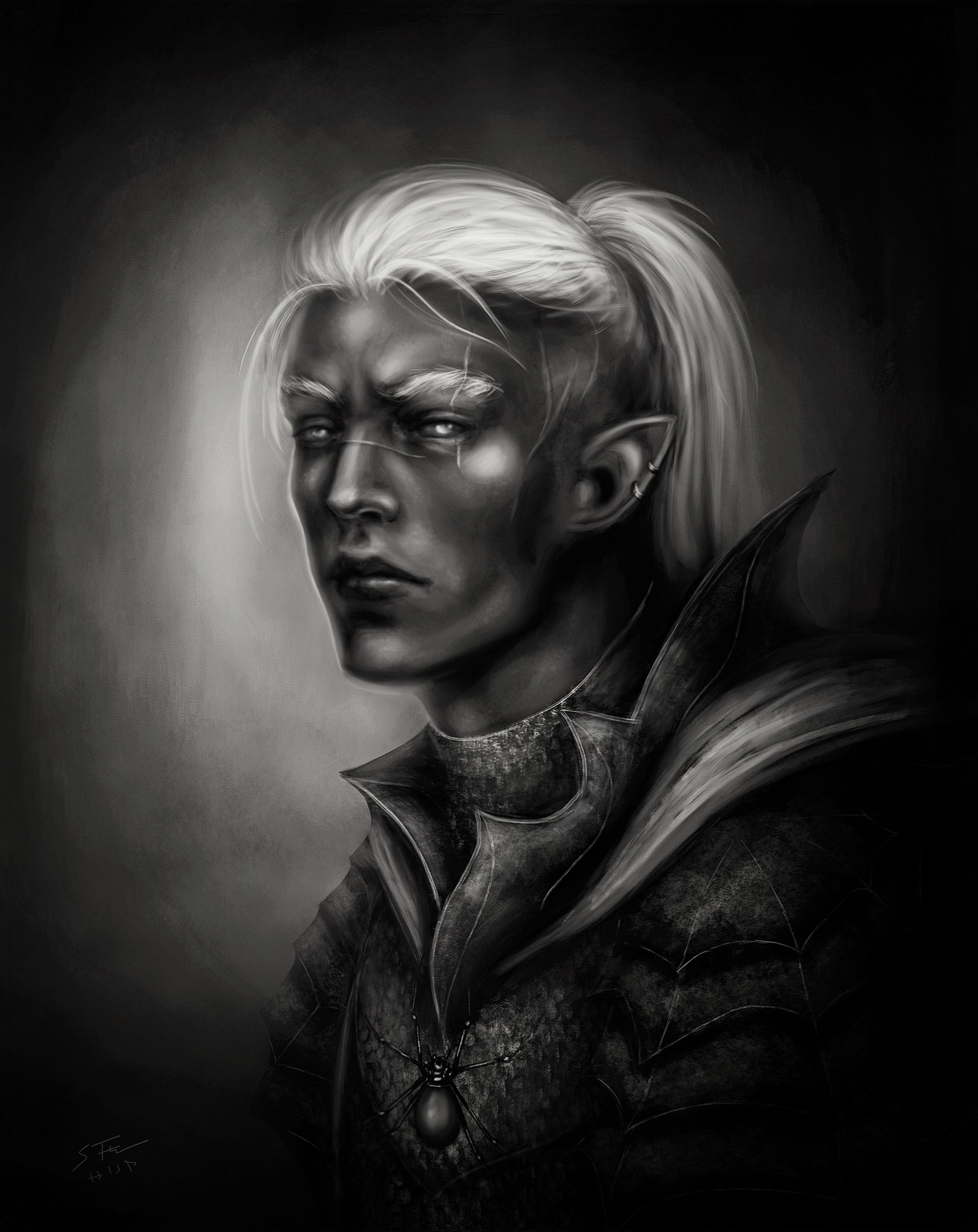 Drow by KuraiGeijutsu on DeviantArt