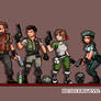 Resident Evil 1 Pixel Wall Art Print (For Sale)