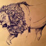 work in progress pointalized lion male