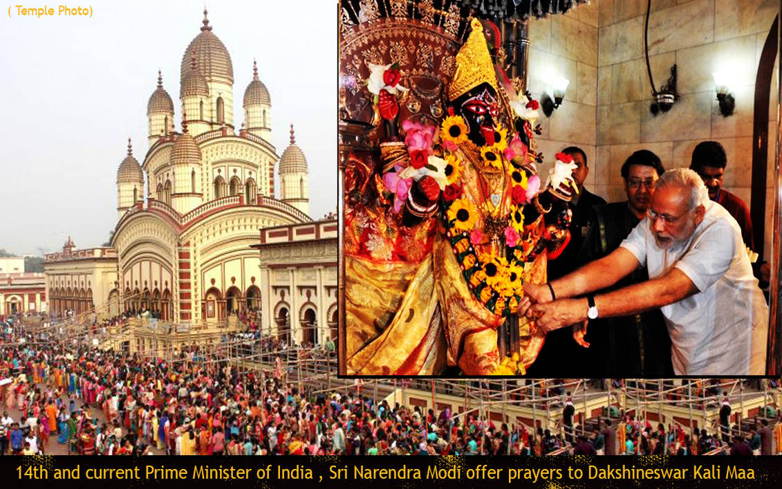 PM Narendra Modi worshiping Dakshineswar Kali Maa by Ravimishra085 ...