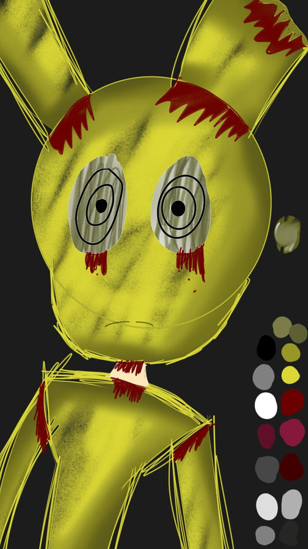 Evolution Spring Trap Deviantart Springtrap by StephanieDraws123 on DeviantArt
