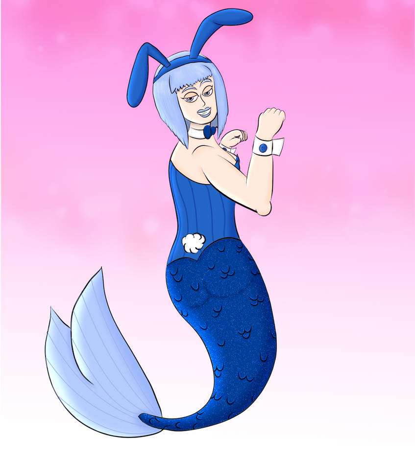 Bunny Suit Mermaid! by lf092 on DeviantArt