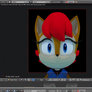 Sally Acorn facial stress test *animation*