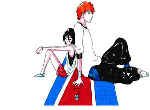 Kurosaki Ichigo , Kuchichi Rukia - Bleach