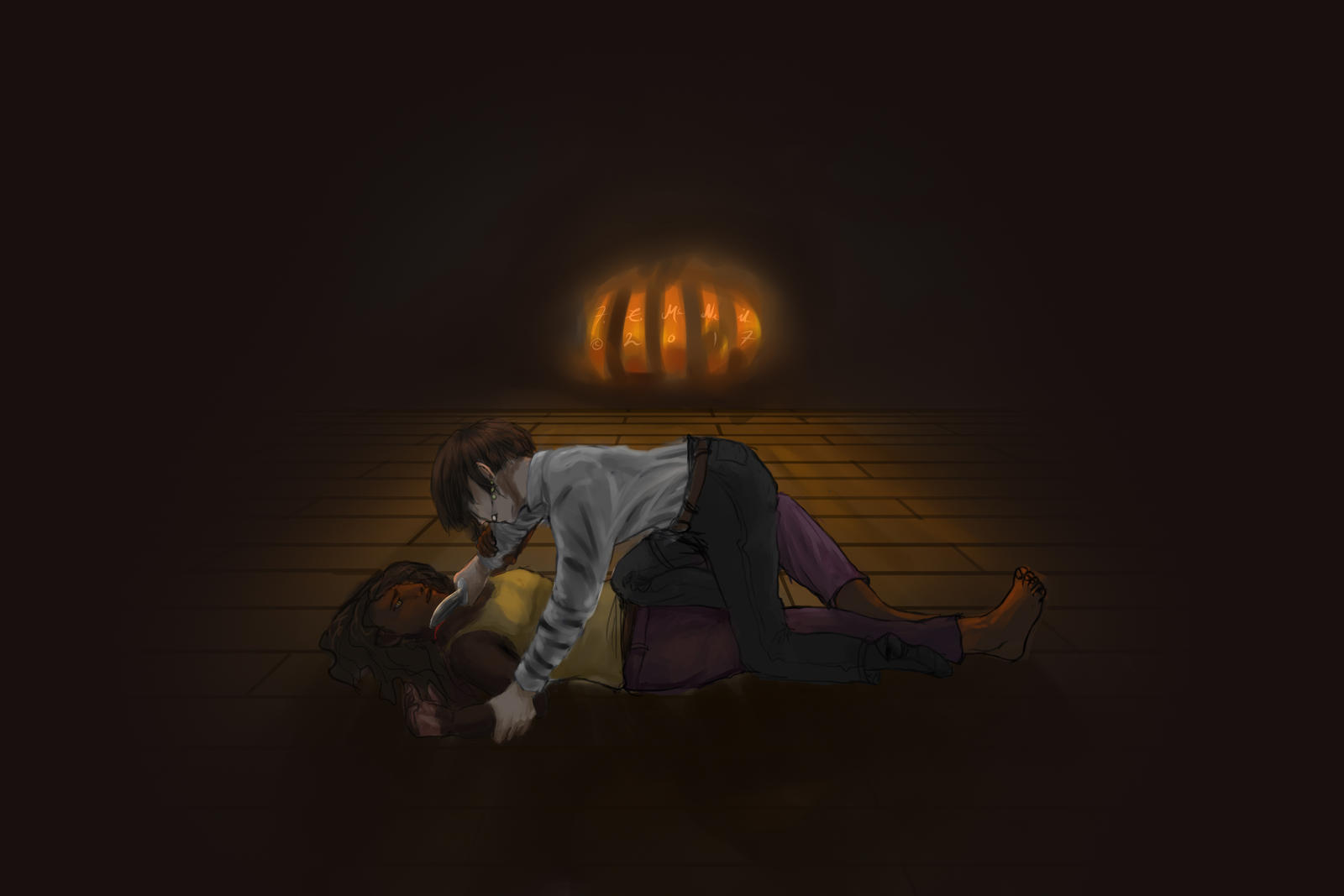 A Firelit Room By Sakkeru On Deviantart