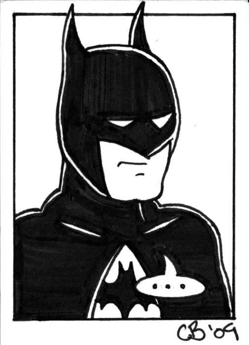 Batman Sketch Card