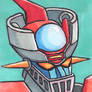 Tranzor Z / Mazinger Z sketch card