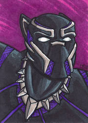 Black Panther sketch card