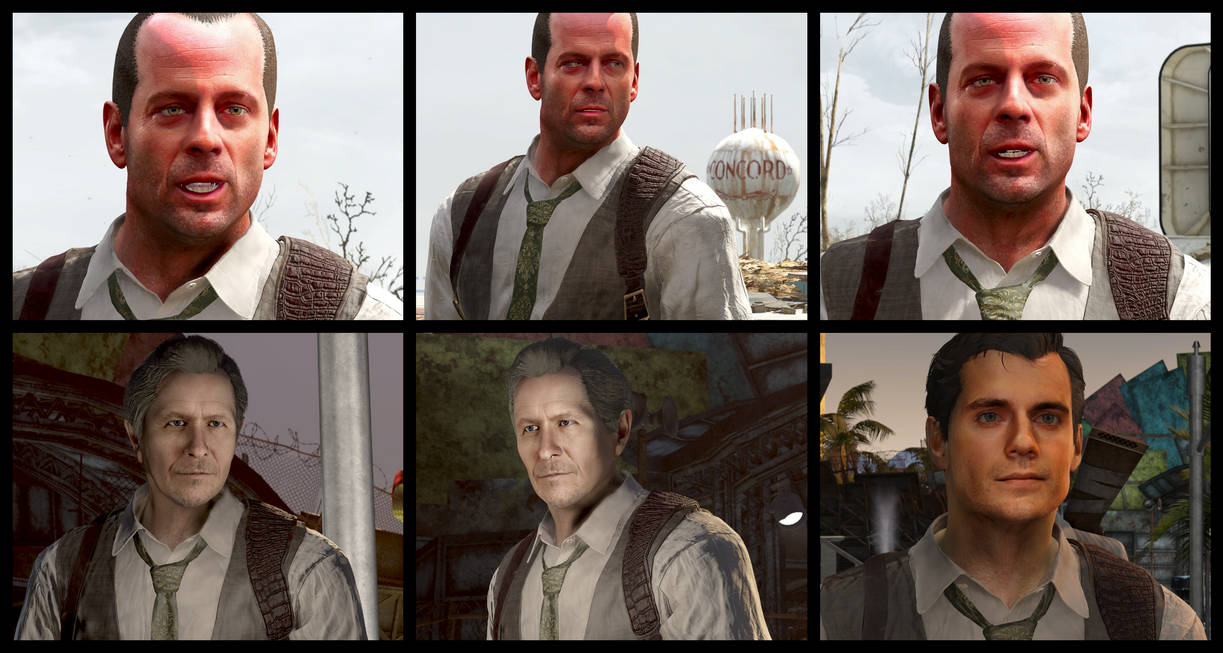 Hollywood RACE Pack Released fallout 4 by klaatu269 on DeviantArt