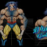 Wolverine Feral 3D Model Rigged Low Poly