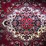 flowers on the persian carpet