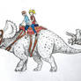 MESOZOIC SAFARI: Triceratops Ride