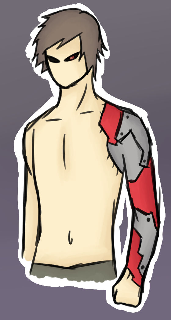 Guy Riding Robot Arm Guy With A Robotic Arm by TheHumanPlasmid04 on DeviantArt