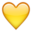 Yellow Heart Emoji by catstam