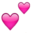 2 Hearts Emoji by catstam