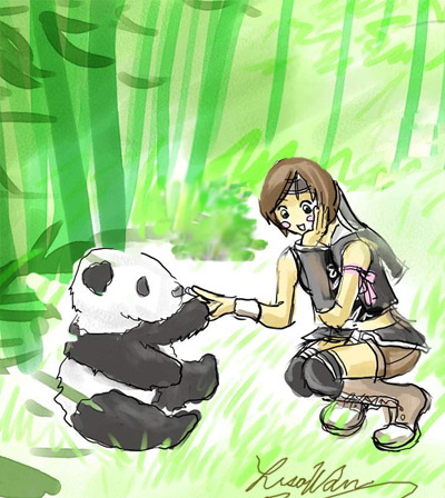 Ninjas love pandas by lithele