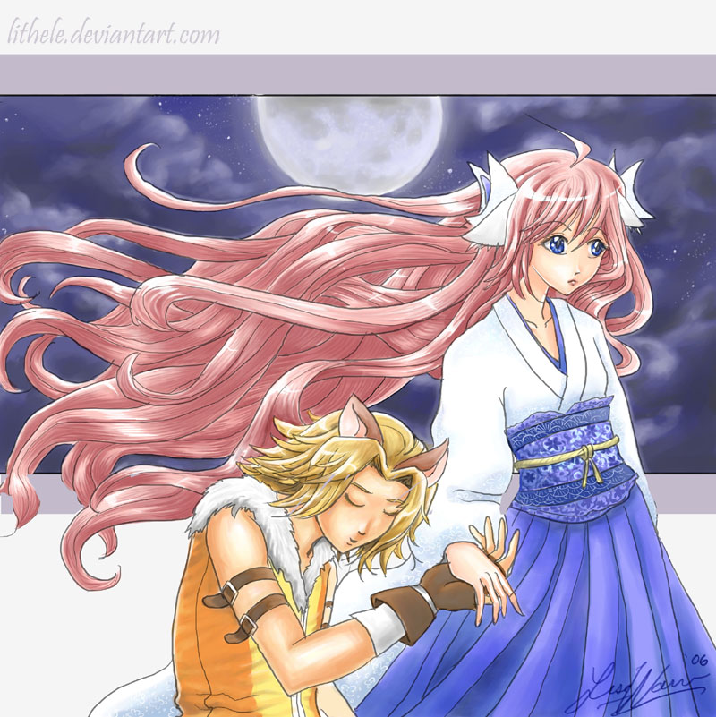 Spring and Winter by lithele