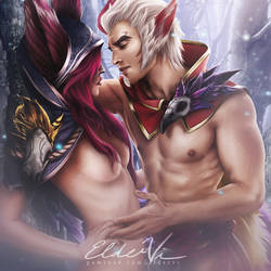 LoL Xayah and Rakan NSFW