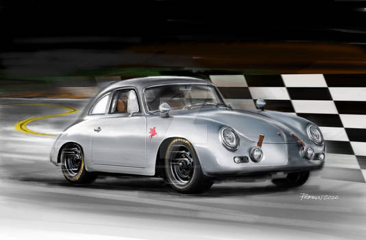 Porsche 356 Emory Outlaw by David Perrin