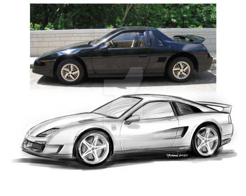 2020 Pontiac Fiero (imagined) by David Perrin