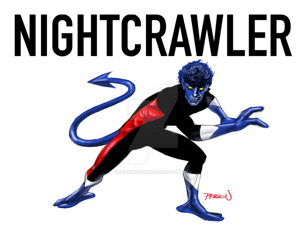 Nightcrawler redesign by Perrinnation on DeviantArt