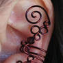 Burgundy Ear Cuff