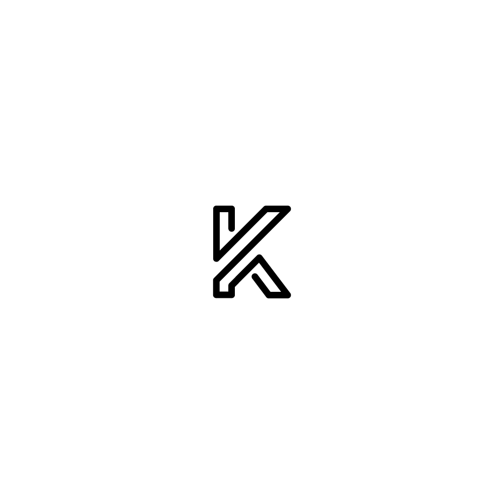 Letter K monogram