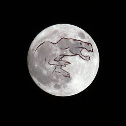 The T-Rex on the Moon