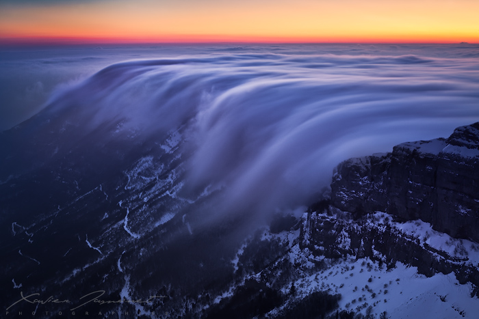 Surfing over the clouds