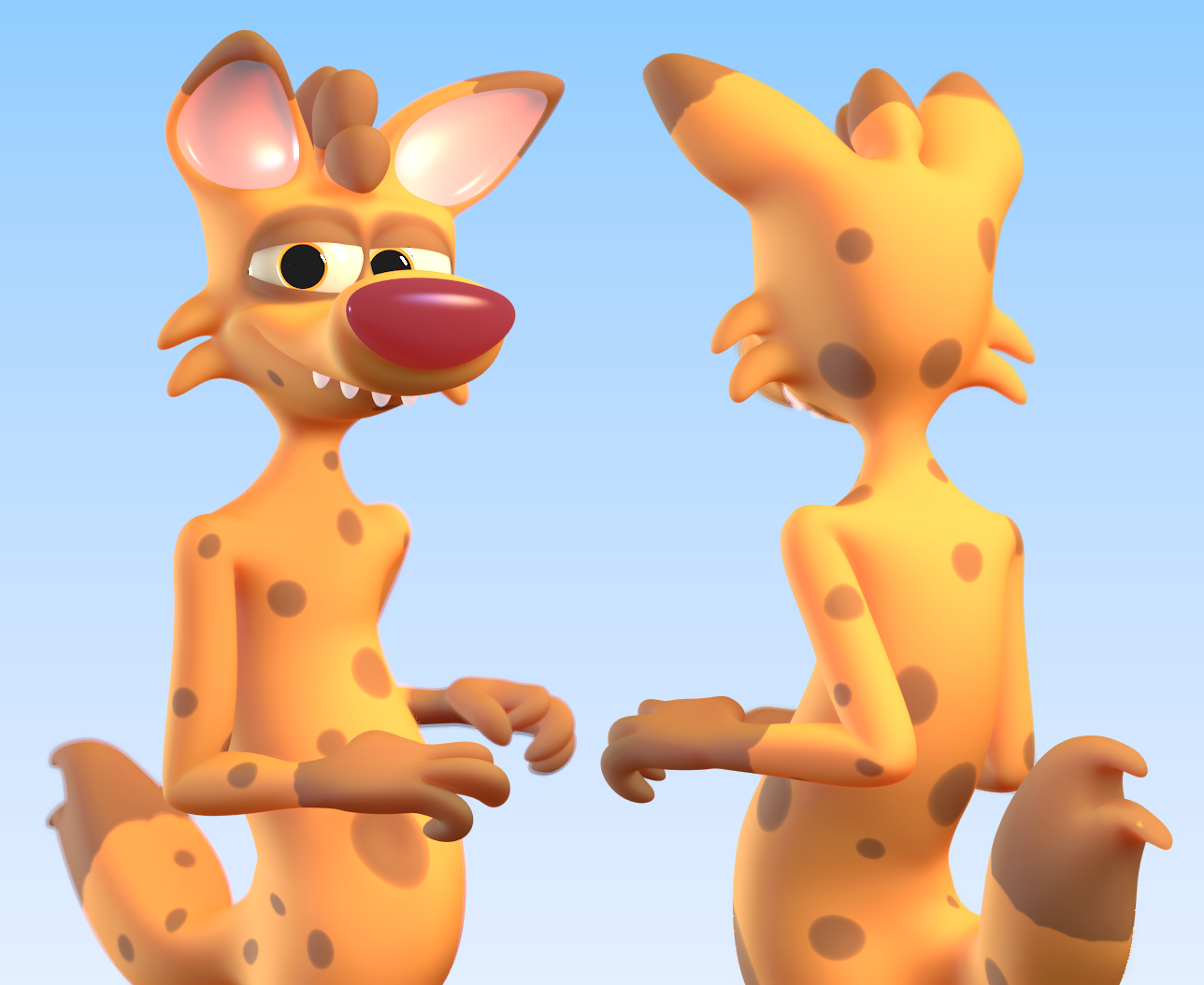 -Butch Character Model- (View-on-Sketchfab!)