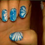 Blue watermarble