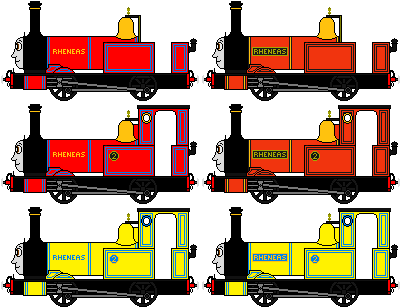 Railway Series Rheneas Sprites by sodormatchmaker on DeviantArt