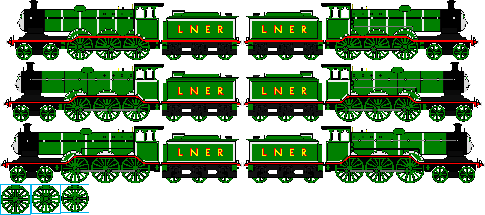 LNER B12 sprite comparison by sodormatchmaker on DeviantArt