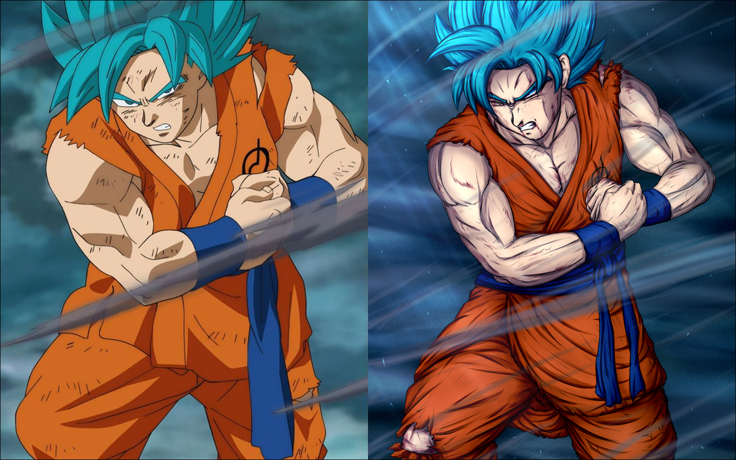 DRAGON BALL SUPER REDRAWN AS DRAGON BALL Z 