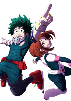 Deku e Uravity by GabrielPMN1