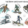 The vehicles of the Tenno