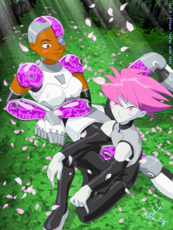 Cyborg And Jinx Another Moment By Jodi Seer On Deviantart Cyborg And Jinx Another Moment By Jodi Seer On Deviantart