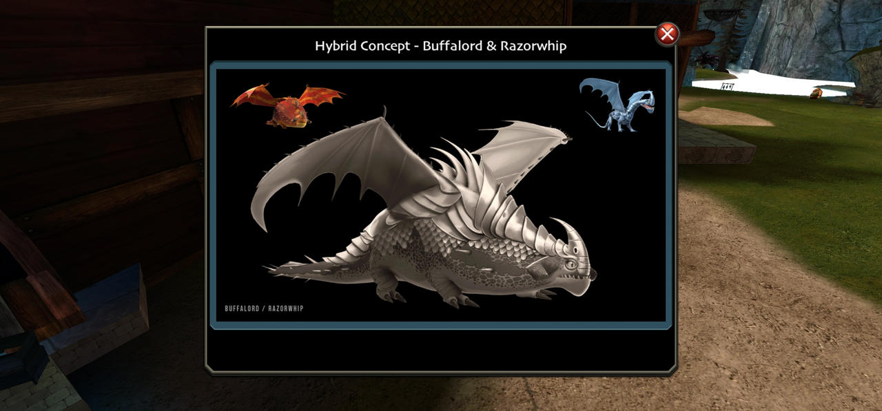Buffalord x Razorwhip hybrid concept art by GodoftheChallenge on DeviantArt