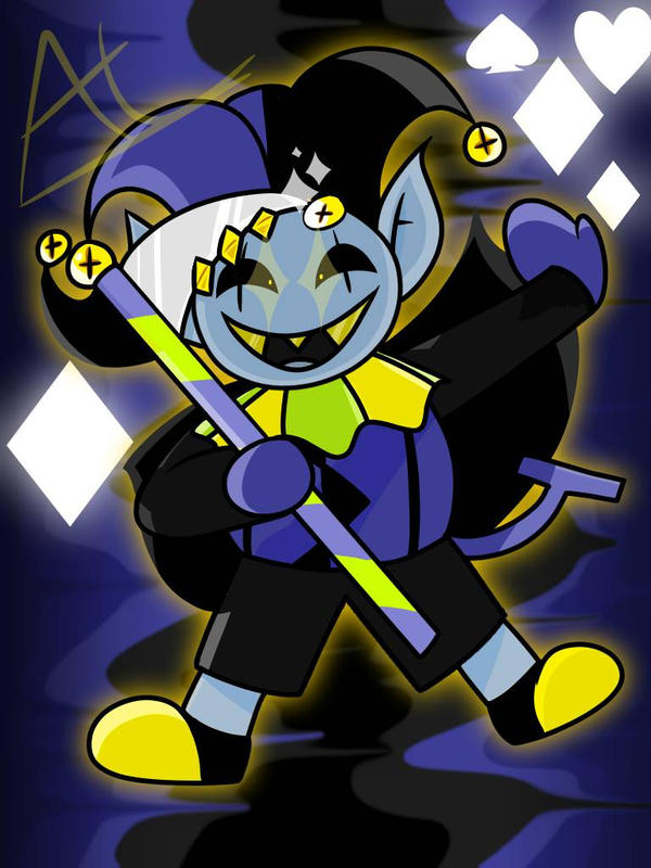 Jevil | Deltarune by greenlemonnerd on DeviantArt