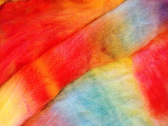 Rainbow wool