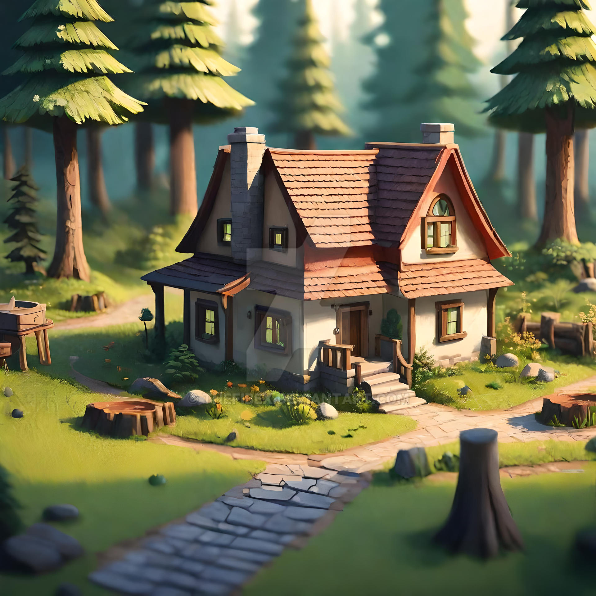 Deviantart Houses Cozy house by thefibex on DeviantArt