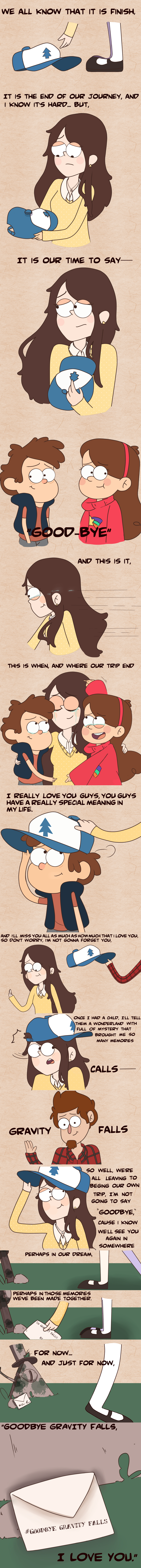 #Goodbye Gravity Falls