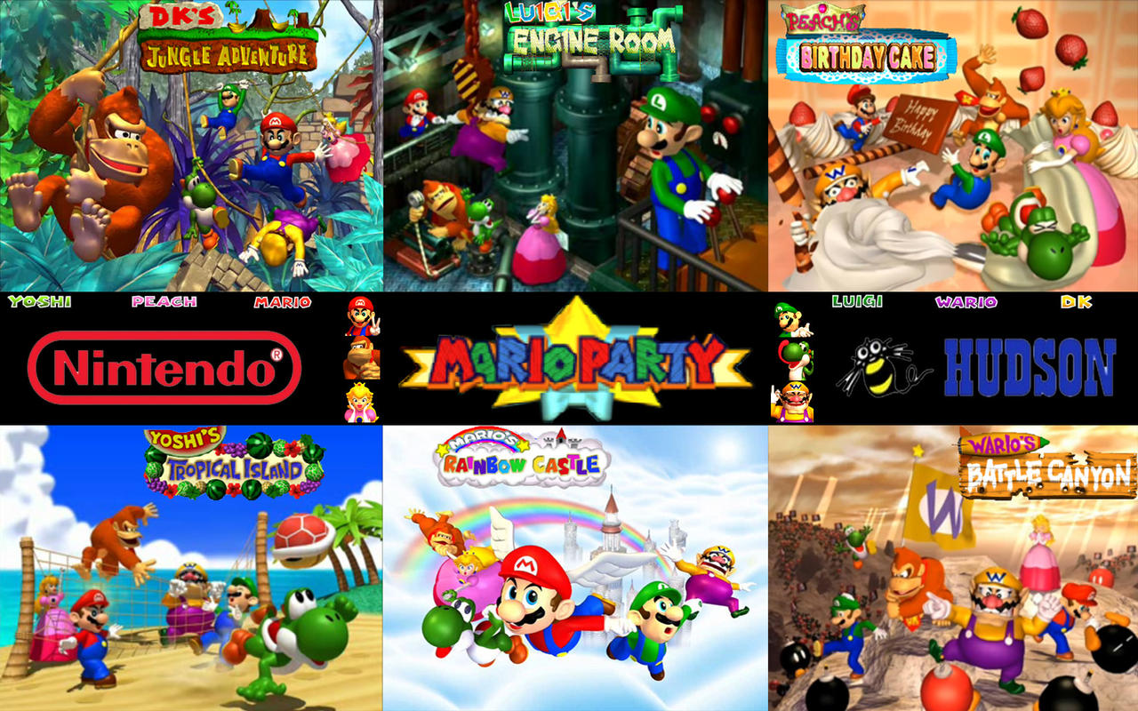 First Mario Prty The Original Mario Party by I-2 on DeviantArt