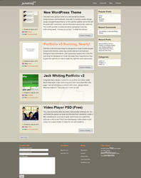 Minimal Brown WP Theme