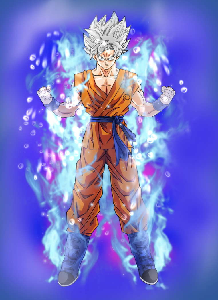 goku master ultra instinct poster