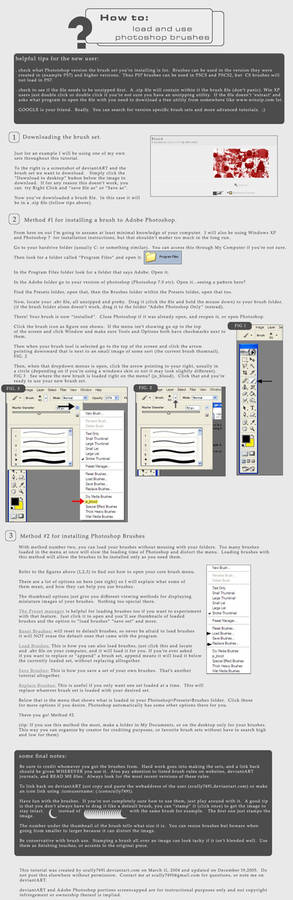 How to Load and Use PS Brushes
