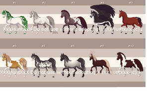 Horse Adoptables (10) Batch 1