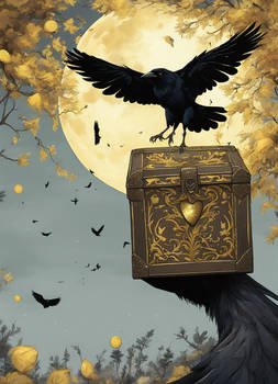 A Treasure Crow - AI Creations.
