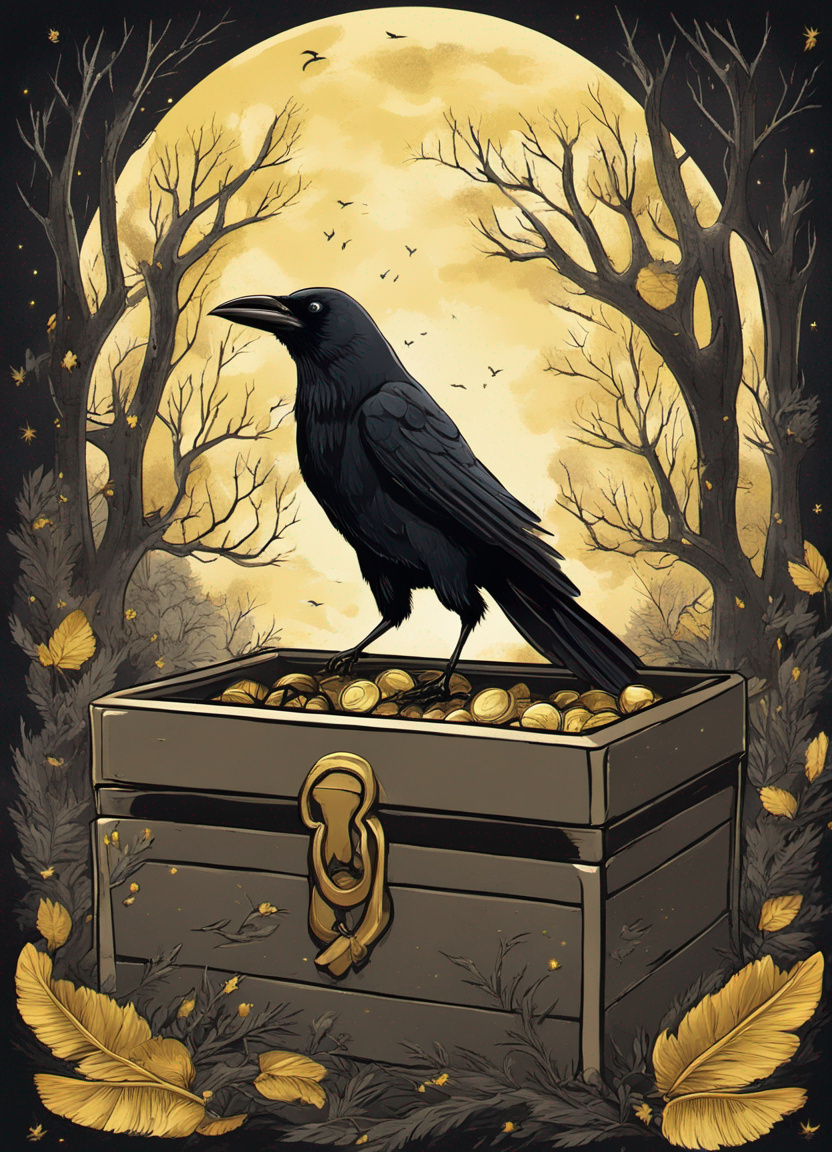 A Treasure Crow (2) - AI Creations.